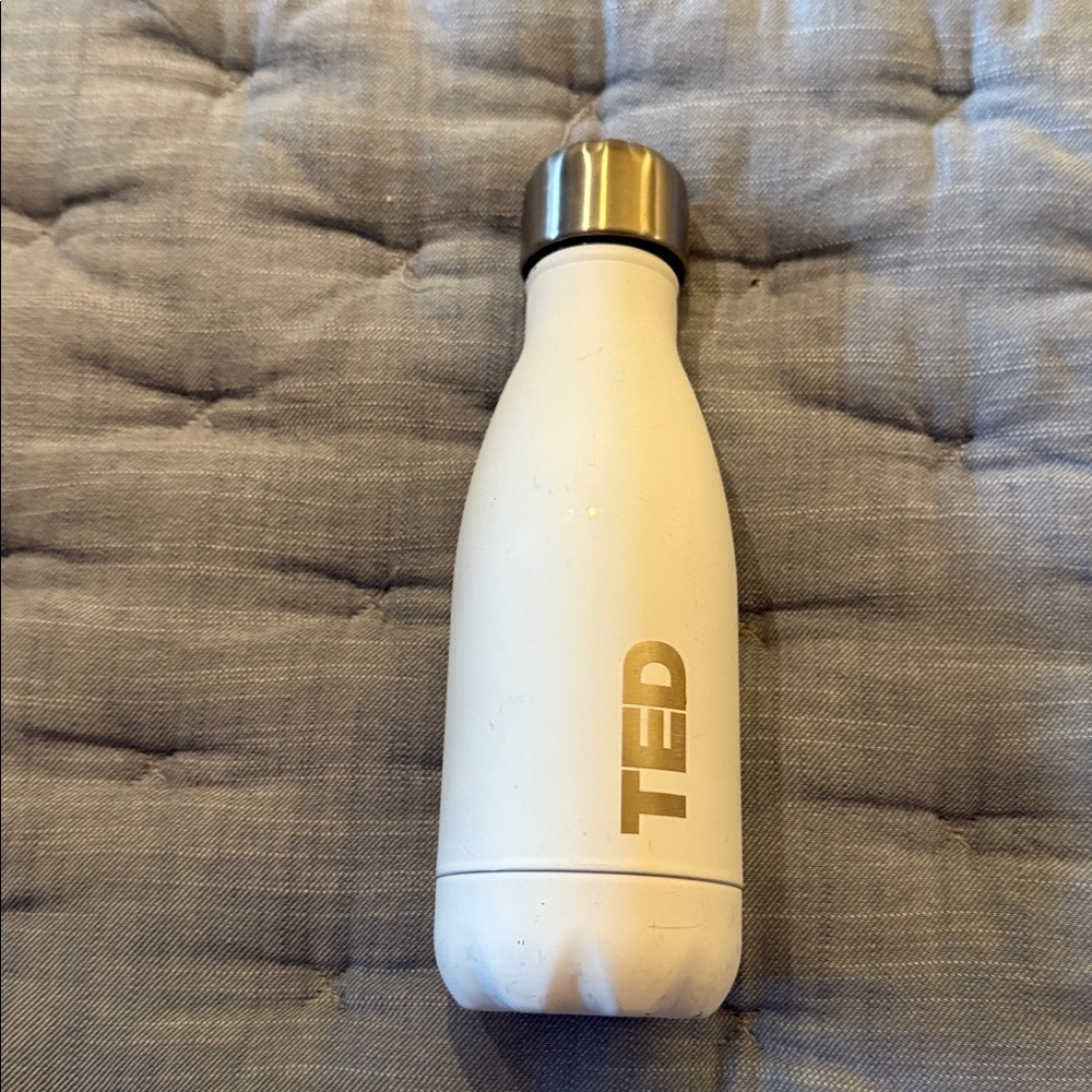 TED White Insulated Water Bottle